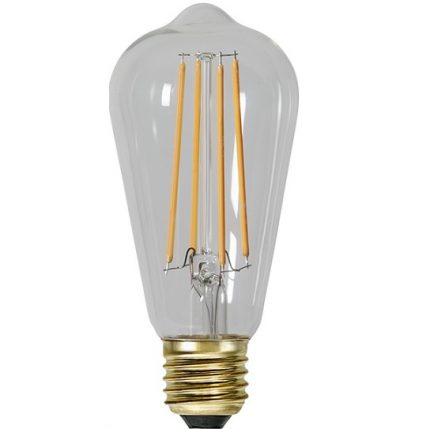Ledlampa (Edison) E27 4w 300lm klar dimbar-14959
