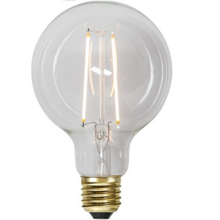 Ledlampa 95mm klar E27 LED 1 w 70lm-0