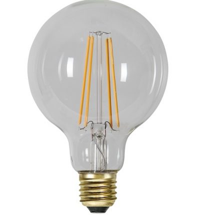 Ledlampa 95mm klar E27 3,6 w 300lm dimbar-14935