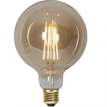 Ledlampa 125mm amber E27 3,6 w 300lm dimbar-0