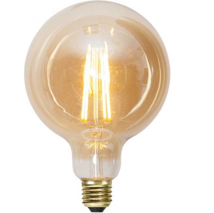 Ledlampa 125mm amber E27 7,5 w 700lm dimbar-0
