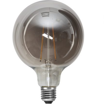 Ledlampa 125mm rök E27 1 w 40lm-14944