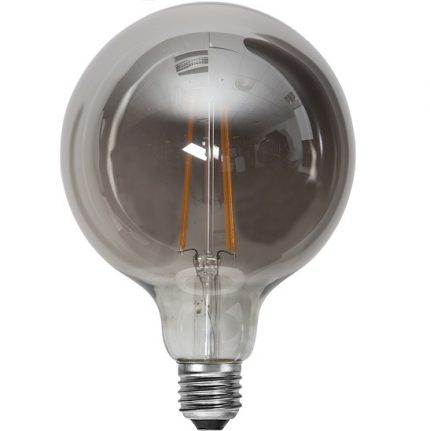 Ledlampa 125mm rök E27 7,5 w 250lm dimbar-14949