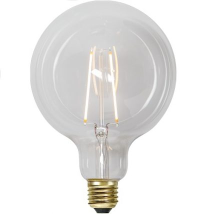 Ledlampa 125mm klar E27 1 w 70lm -0