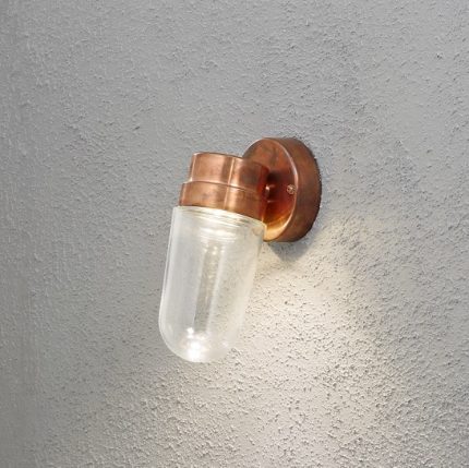 Vägglykta Vega LED koppar-12440