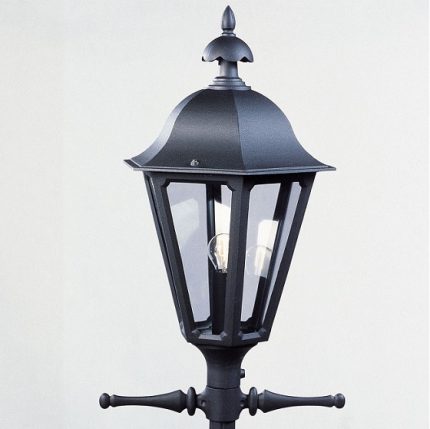 Lykta Pallas svart ex stolpe-12763