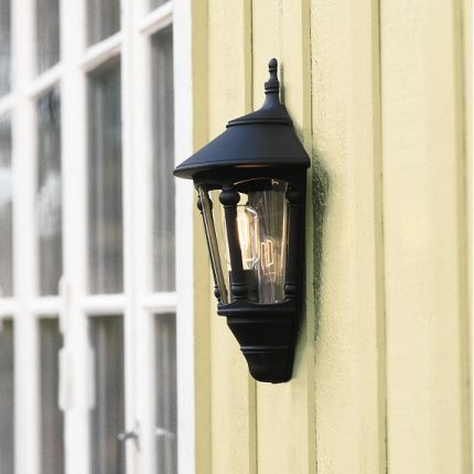 Väggplafond Virgo E27 svart-12786