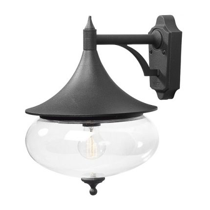 Vägglykta Libra E27 svart-0