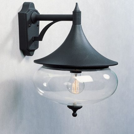 Vägglykta Libra E27 svart-12890