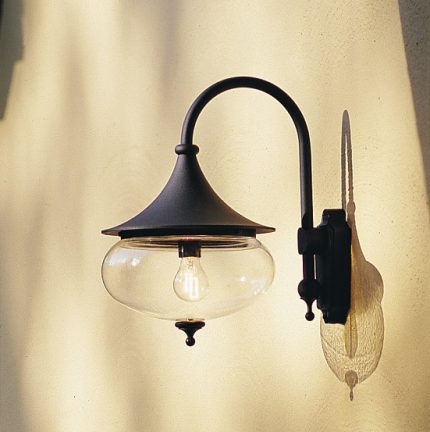 Vägglykta Libra E27 svart-12906