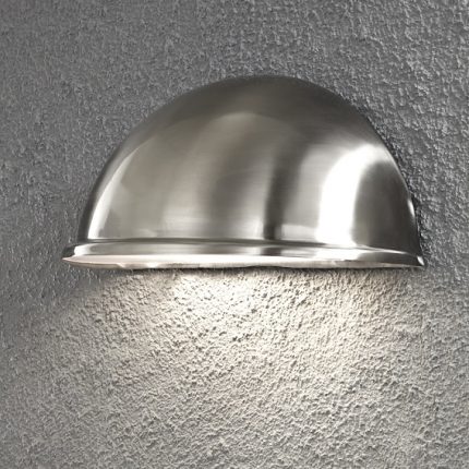 Halvmåneplafond Torino E27 rostfri-13336