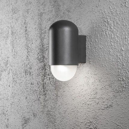 Vägglykta Sassari LED mörkgrå-13523