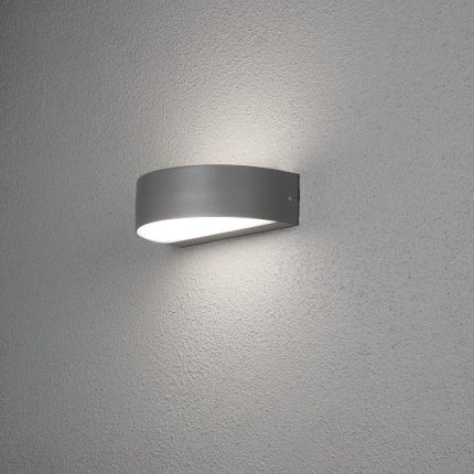 Vägglykta Monza 2x4,5W LED mörkgrå-0