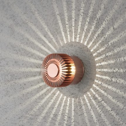 Vägglykta Monza 3W LED koppar-14139