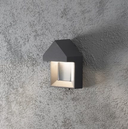 Vägglykta Cosenza 5W LED mörkgrå-14388