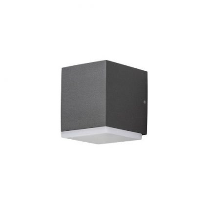 Vägglykta Monza 6W LED mörkgrå-0