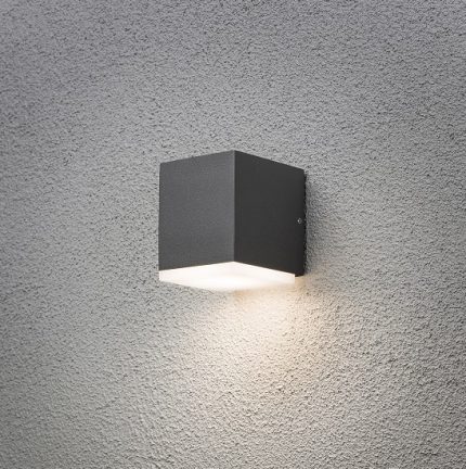 Vägglykta Monza 6W LED mörkgrå-15607