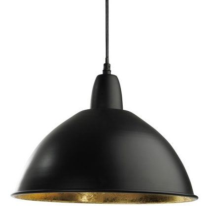 Taklampa Classic Svart med guldinsida 47cm-0