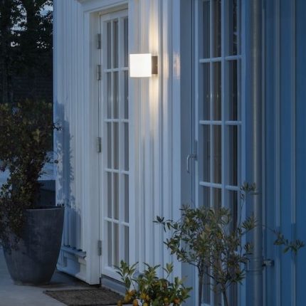Vägglykta Foggia LED mörkgrå-15603